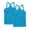 Blue, variant on 2-Pack Girls Tank Tops Racerback Camisole Undershirts Spaghetti Strap Basic Camis Dance Clothes (Hot Pink, 3-4 Years)