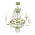 thumbnail image 4 of Livex Lighting - Valentina - 6 Light Chandelier in French Country Style - 28, 4 of 11