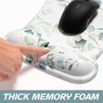 thumbnail image 4 of SHIQI-Mouse Pad Wrist Support Keyboard Wrist Rest Pad Ergonomic Mousepad Non-Slip Memory Foam Keyboard Pad Easy Typing Pain Relief Perfect for PC Laptop Gaming Office, Leaves and Branches, 4 of 4