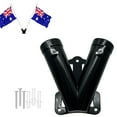 thumbnail image 4 of Heavy Duty V Shape Double Flag Pole Bracket Holder Sturdy & Reliable Flag Pole Mount Flagpole Shelf With Screw, 4 of 5