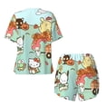 thumbnail image 5 of Lsque Sanrio Women's Short-Sleeved Pajama Set - 2 Piece Soft and Lightweight Sleepwear Set-Large, 5 of 9