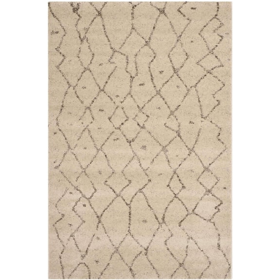 SAFAVIEH Tunisia Crispian Abstract Area Rug, Ivory, 4' x 6'