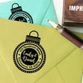 thumbnail image 3 of Printtoo Personalized Address Wood Mounted Round Rubber Stamp Wedding Invitation Custom Stamper-1.96 Inches Diamater, 3 of 4