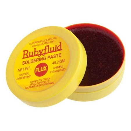 Forney Industries 38125 Ruby Fluid Soldering Paste Flux 1.69 oz