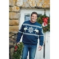 thumbnail image 2 of KingSize Men's Big & Tall Holiday Crewneck Sweater, 2 of 2