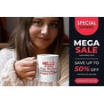 thumbnail image 3 of Sarcastic Coffee Mug 11 oz, Hello My Name Is Inigo Montoya Funny Unique Joke Comedy Sarcasm Humor Creative Satire Laugh, White, 3 of 7