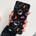 thumbnail image 1 of Funda de silicona de lujo con dibujos animados de Hello Kitty para Samsung Galaxy A70, A02s, A02, A01, A10, A20e, A10s, A03 Core, A04, A50, A40, A03s, A04s Fivean unisex, 1 of 2