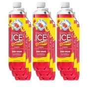 Starburst Sparkle: 9-Pack Variety of Sparkling ICE Water - 17oz Flavors with Bonus, Rich in Antioxidants & Vitamins (9, Cherry)