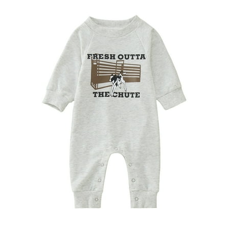 

Baby Boy Romper Hot Sale Clearance Toddler Boys Girls Winter Long Sleeve Jumpsuit Calf Cartoon Print Outwear For Children Clothes