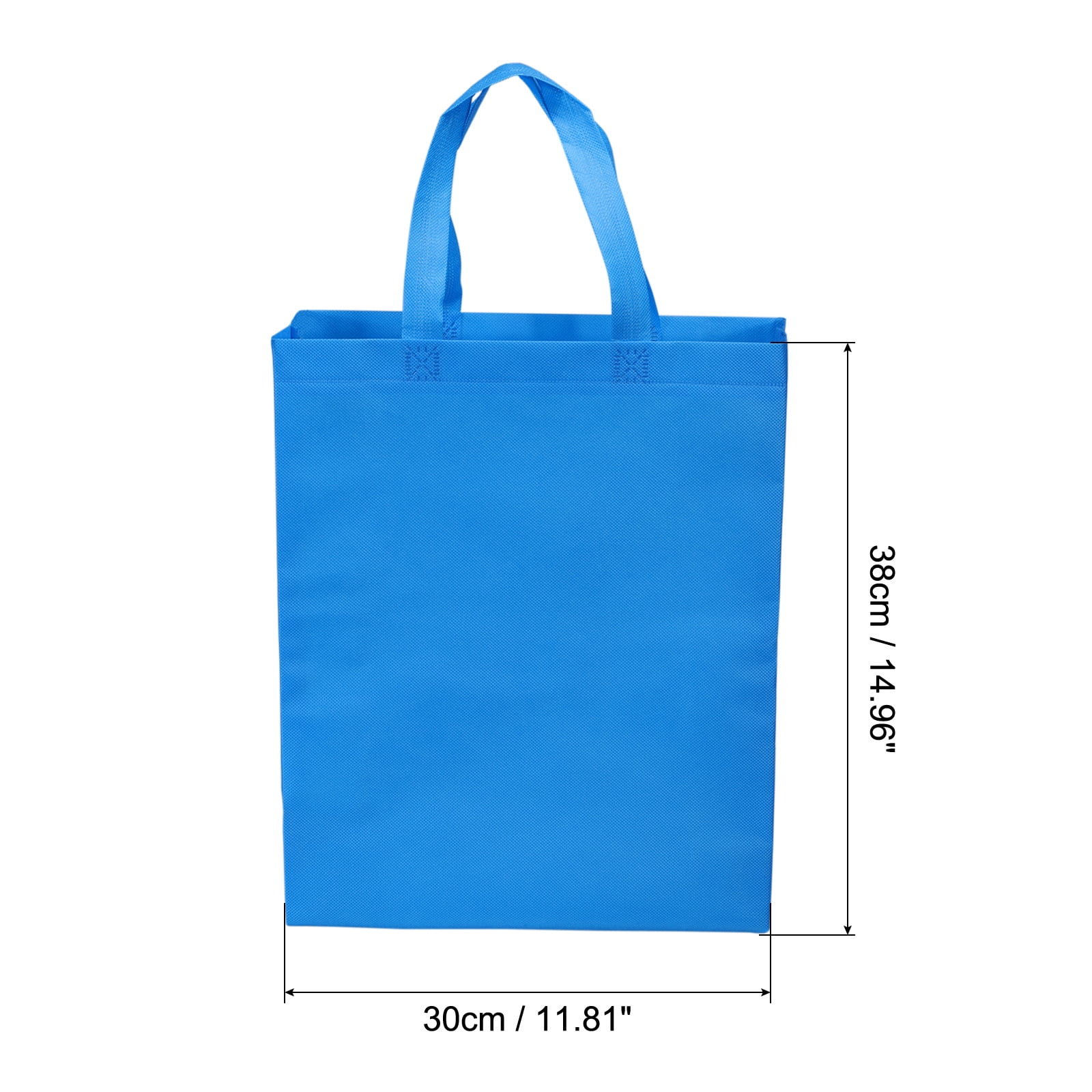 Unique Bargains Reusable Gift Bags Vertical Style Non-Woven Tote Bag Sky Blue