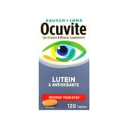 (5 pack) Ocuvite Eye Vitamin & Mineral Supplement Tablets, Lutein & Antioxidants, Nourish Your Eyes, 120 Count