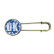 thumbnail image 1 of Ok Diseño Creativo patron ronda ilustración EsES Broche De Broche De Metal Antiguo Unbranded M, 1 of 3