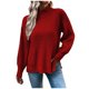 thumbnail image 1 of Puntoco suéter mujer Casual moda pulóver manga larga cuello redondo suéter tejido tops liquidación de Navidad Puntoco Puntoco-5490, 1 of 7