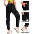 thumbnail image 5 of SPECIAL MAGIC Women's Cargo Sweatpants with 4 Pockets Cotton Jogger Pants Elastic Waist Athletic Lounge Pants for Running Yoga Gym, 5 of 7