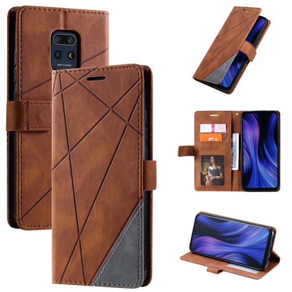 Skin Feel Splicing Horizontal Flip Leather Case with Holder & Card Slots & Wallet & Photo Frame