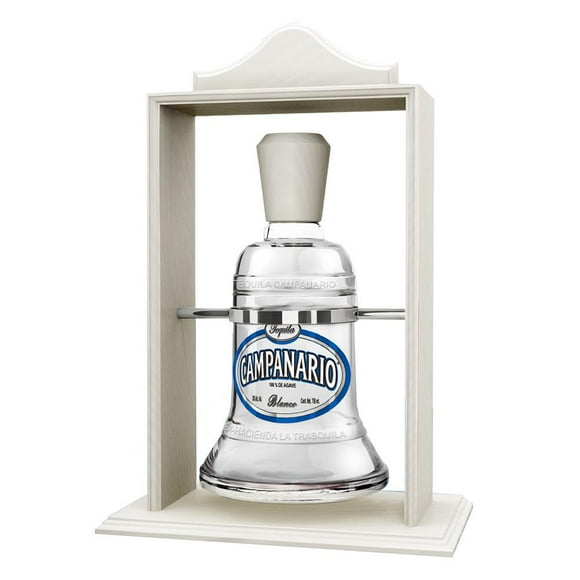 Tequila Campanario Blanco 750ml C/ Base De Madera Campanario Tequila, Blanco