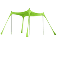 thumbnail image 1 of Toldo Sombra para Playa Portatil 3x3 Fácil de Armar UPF+50 verde, 1 of 10