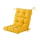thumbnail image 5 of Cojín para mecedora de jardín, cojín plegable para sillón reclinable de patio, accesorio para interior y exterior, cojín versátil para tumbona Amarillo, 5 of 8
