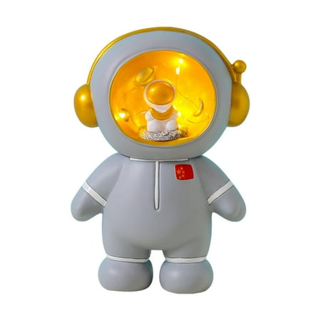

Astronaut Night Light - Kids Astronaut Coin Bank - Cute Spaceman LED Night Light Desktop Astronaut Lamp for Kids Adults