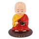 thumbnail image 3 of Figura Decorativa De Pequeño Monje Solar Con Cabeza Automática, 3 of 8
