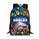 thumbnail image 1 of Roblox-mochila ROBLOX para estudiantes de primaria y secundaria, morral para niños y niñas, hombro con cremallera brillante, novedad, 1 of 3