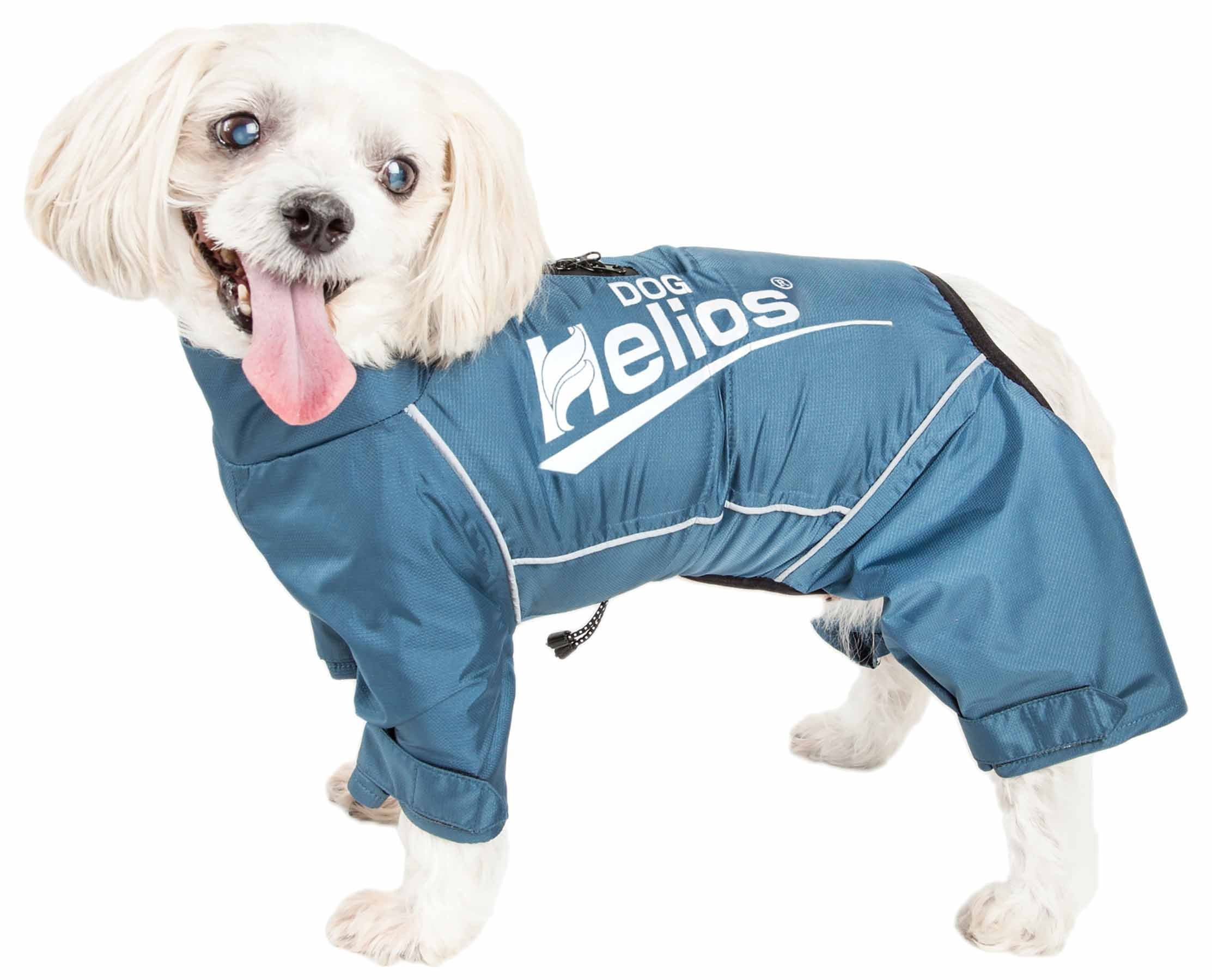 Dog Helios ® 'Hurricanine' Waterproof And Reflective Full Body Dog Coat Jacket W/ Heat