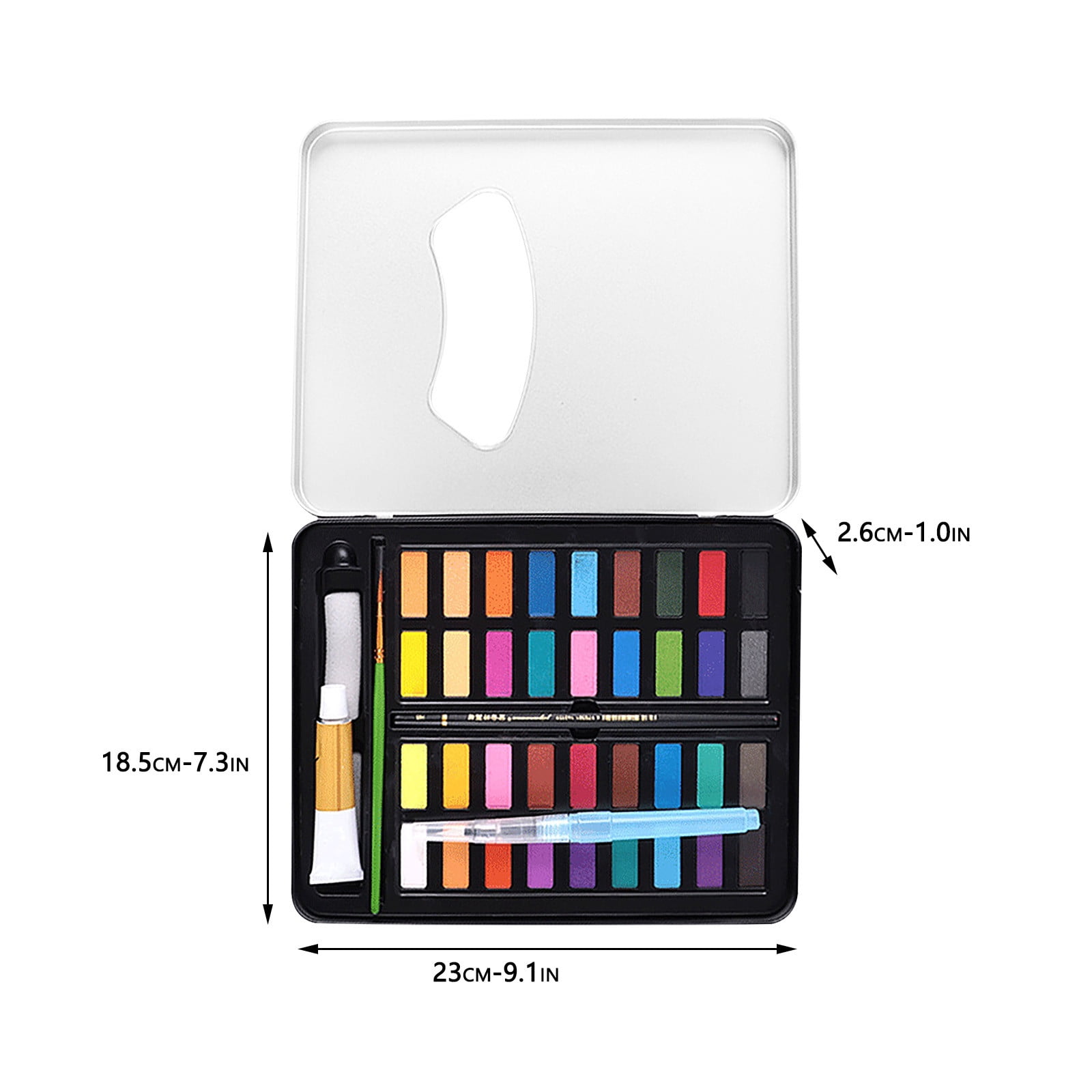 Clearance Pen under $10,Quality High Brush 36/48 Color Set DIY Water Solid Paint Watercolor Stationery