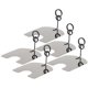 thumbnail image 1 of 5PCS Metal Price Tag Holders Black Wire Card Stands for Party Buffet Bakery Shop Food Label Display with Stable Base for Tables Desks Counters, 1 of 2
