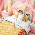 thumbnail image 3 of meiyoeat Abstract Ice Cream Baseball Twin Duvet Cover For Boys,Kids Ball Games Theme Twin Bedding,Reversible,2 Pieces(No Comforter), 3 of 6