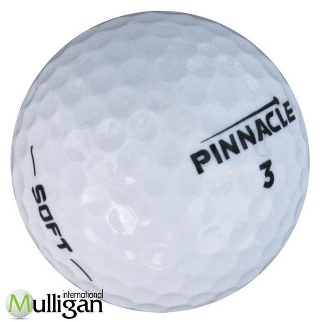 Mulligan - 12 balles de golf récupérées Pinnacle Soft 4A, Blanc