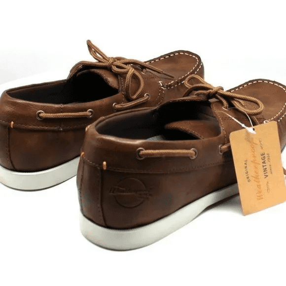 Weatherproof vintage men's hot sale benny boat shoes