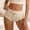 Coffee3, variant on Womens Underwear High Waisted Tummy Control High Cut Full Coverage Bikini Briefs Lightweight Soft Stretch Comfy Hipster Briefs Coffee2 L