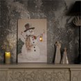 thumbnail image 2 of Impression sur Toile Pays Bonhomme de Neige avec des Lumières LED, 2 of 5