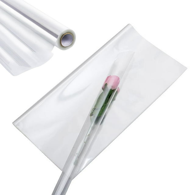 YAOMOBB Wrapping Paper Tear resistant Transparent Flower Wrapping Papers Gift Packaging for Home or Store