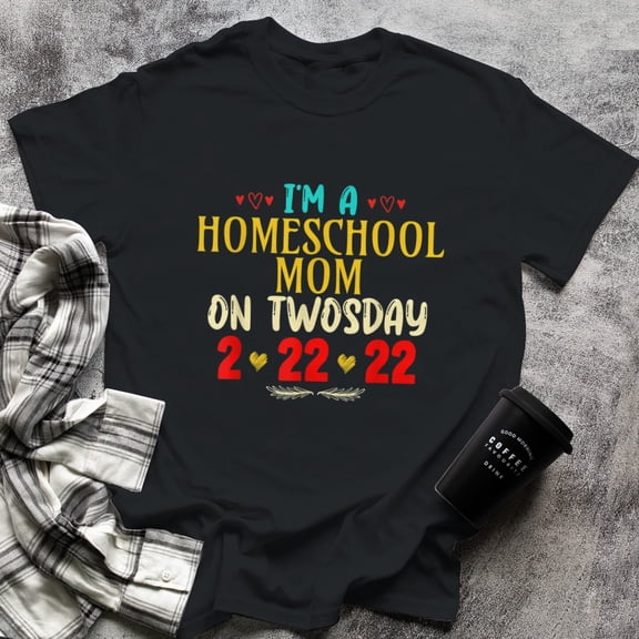 I'm A Homeschool Mom On Twosday February 22nd 2022, Small, Black