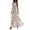 Beige, variant on Jane Wardrobe Women’S Boho Lace Sleeveless V Neck Maxi Dress, Crochet Trim Tiered Flowy A-Line Long Dress With Tassel Detail, Premium Soft Lace Fabric, 1pc, Sizes S M L XL