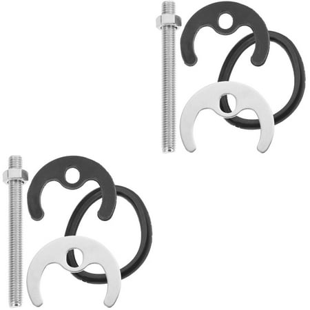 2 Sets Horseshoe Mounting Brackets for Sink Faucet Repair Faucet Fixing Accessories and Tools for Easy Installation
