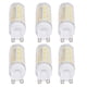 thumbnail image 4 of 6 bombillas LED G9 de 90 LED, 9 W, 220 V, regulables, de color blanco cálido suave, para iluminación de techo, pared y candelabro, 4 of 10