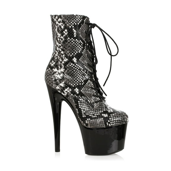 Ellie Shoes 7" Animal Attitude Heel Booties