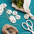 thumbnail image 3 of 100-Pack Thank You Wood Tags with Twine for Wedding and Baby Shower themed Party Favors, 1.5 Inches, 3 of 9
