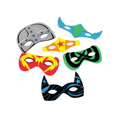 (Price/Dozen)US TOY CM56 Foam Superhero Masks