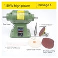 thumbnail image 2 of 1.5KW Desktop Polishing Machine, High-speed Stone Grinder DIY Woodworking Jade Jewelry Bench Lathe Machine Grinding Machine ,Small Noise, 2 of 7