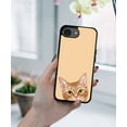 thumbnail image 5 of WIRESTER Shockproof Soft Rubber Cover Case for Apple iPhone 16e 6.1" 2025, Animal Orange Tabby Kitten Cat On Sunset Background, 5 of 5