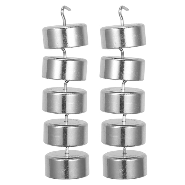 KAKOWELY Ensemble de Poids 10 Pcs Instrument de Pesée de Masse Suspendu Poids en Métal Poids Lourds Poids de Calibration Balance Poids de Calibration Masse de Laboratoire (50g/poids)