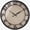 Oil Rubbed Antique Bronze-21 inch, variant on & Co 13" Farmhouse Series Wall Clock  Quartz Movement Shiplap Style Raised 3d Arabic Numeral Galvanized Finish