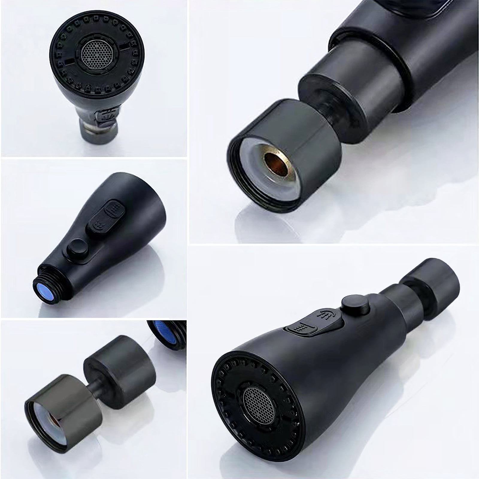3 Functions Spray Head 360 °Swivel Faucet Spayer Head G1/2 Water-saving Sink Aerator For Kitchen Faucet Replacement Spray Head ,Durable Material