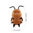 thumbnail image 2 of Racifhz Funny Cute Cockroach Plush Soft Stuffed Animal Gift, B, 2 of 5
