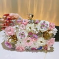 thumbnail image 5 of Women's Floral Evening bags 3D Sequins Evening Handbag Lady Party Wedding Clutch Purse Colorful Flower Formal Bag, 5 of 8