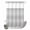 Silver, Gray, Platinum, variant on No Hook Shower Curtain, Pink Ombre Shower Curtains for Bathroom with See Through Top Window, Aesthetic Art Farmhouse Gradient Pink Waterproof & Washable Bath Curtain Extra Long 72"x96"