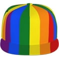 thumbnail image 2 of LGBT Gay Pride Baseball Cap Hats Adjustable Trucker Hat Outdoor Sun Cap for Men Women Rainbow Flag Dad Hat, 2 of 8